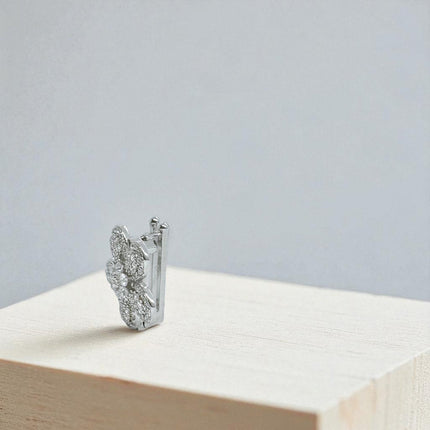 Flower zirconia charm