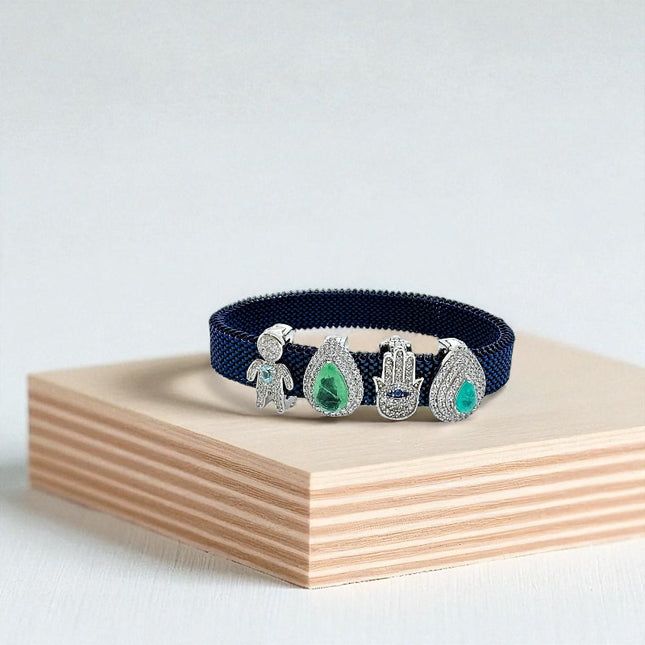 Boy zirconia charm