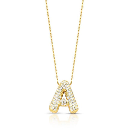 Initial pendant necklace