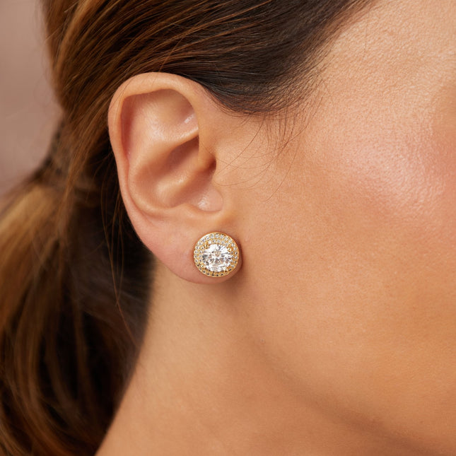 Solitary zirconia studded set