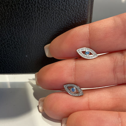 Devil eye earring